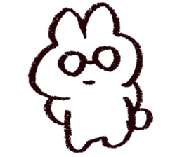 White Usachan Sticker sticker #15877443