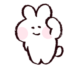 White Usachan Sticker sticker #15877446