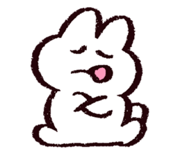 White Usachan Sticker sticker #15877447