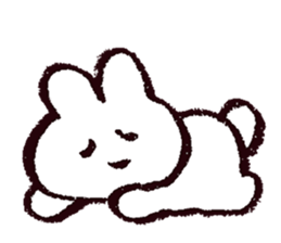 White Usachan Sticker sticker #15877448