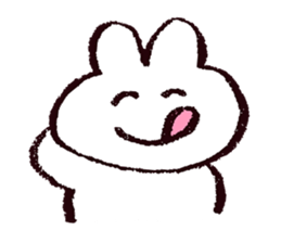 White Usachan Sticker sticker #15877449