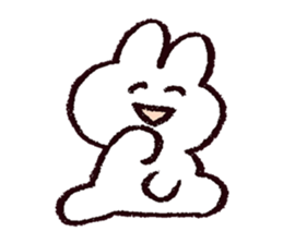 White Usachan Sticker sticker #15877450