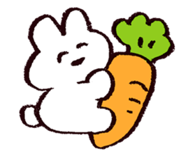 White Usachan Sticker sticker #15877455