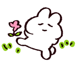 White Usachan Sticker sticker #15877462