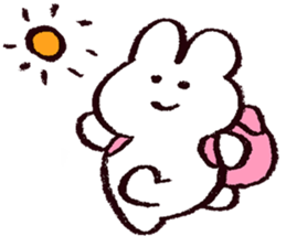 White Usachan Sticker sticker #15877463