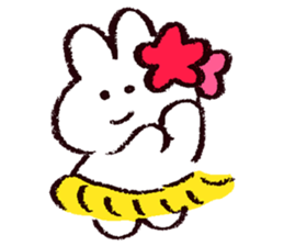 White Usachan Sticker sticker #15877464