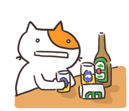 Shocked Cat sticker #15877637