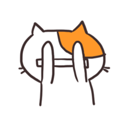 Shocked Cat sticker #15877639