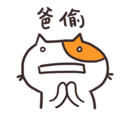 Shocked Cat sticker #15877642