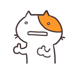 Shocked Cat sticker #15877644