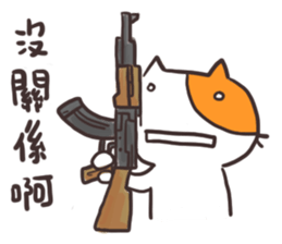 Shocked Cat sticker #15877657