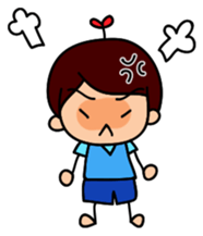 Boy & unknown creatures sticker #15877672