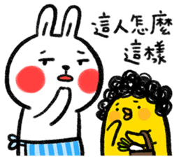 Lazy Rabbit & Mr.Chu 4 sticker #15877686