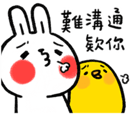 Lazy Rabbit & Mr.Chu 4 sticker #15877695