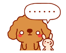 Red Poodle GA-BI sticker #15877729