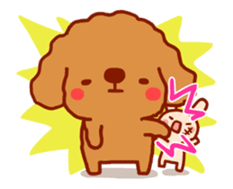 Red Poodle GA-BI sticker #15877731