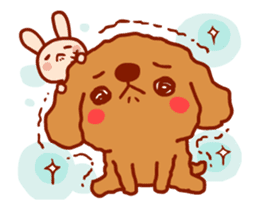 Red Poodle GA-BI sticker #15877732