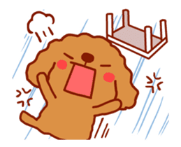 Red Poodle GA-BI sticker #15877737