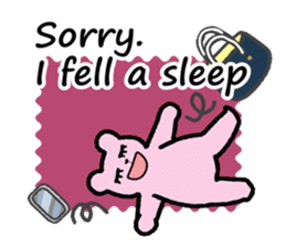 Yucony English Stickers sticker #15878097