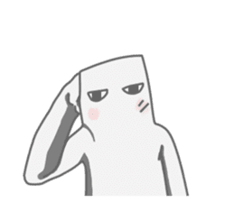 A square creature sticker #15878225