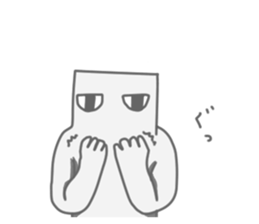 A square creature sticker #15878230