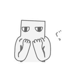 A square creature sticker #15878230