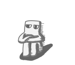 A square creature sticker #15878234