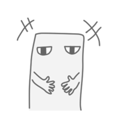 A square creature sticker #15878235