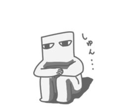 A square creature sticker #15878236