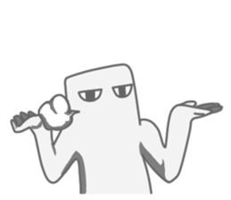 A square creature sticker #15878238