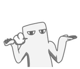 A square creature sticker #15878238