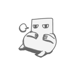 A square creature sticker #15878245