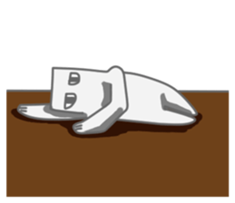 A square creature sticker #15878246