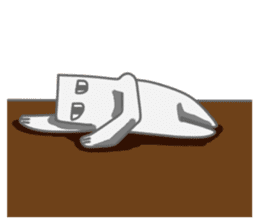 A square creature sticker #15878246