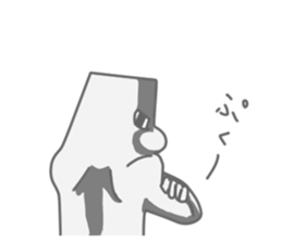 A square creature sticker #15878248