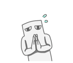 A square creature sticker #15878250