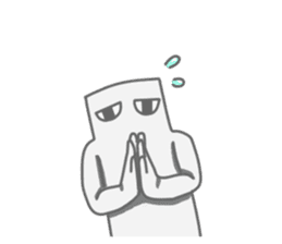 A square creature sticker #15878250