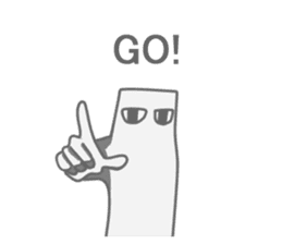 A square creature sticker #15878251