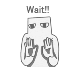 A square creature sticker #15878252