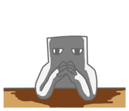 A square creature sticker #15878253