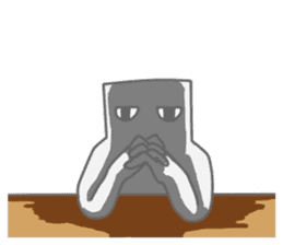 A square creature sticker #15878253