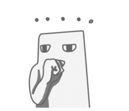 A square creature sticker #15878254