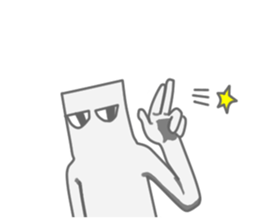 A square creature sticker #15878256