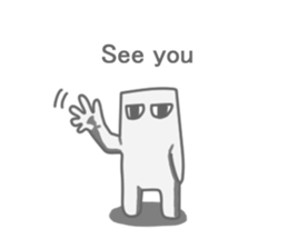 A square creature sticker #15878257