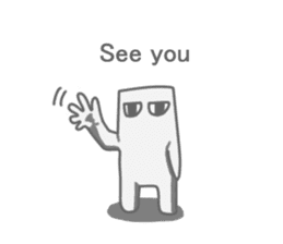 A square creature sticker #15878257