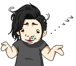 good luck!yohji sticker #15878289