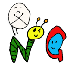 Characters of 6-year-old daughter sticker #15878363