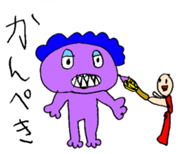 Characters of 6-year-old daughter sticker #15878375