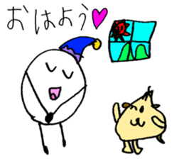 Characters of 6-year-old daughter sticker #15878378