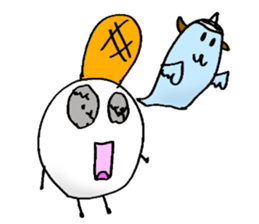 Characters of 6-year-old daughter sticker #15878393